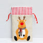 CF-25Three-Dimensional Embroidered Handbags Non-Woven Fabric Children Gift Bags Versatile Storage Bags Christmas Decoration Supplies